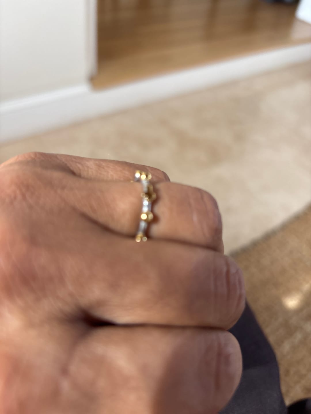 Customer photo review of BELIEF ROSARY -Silver- Ring