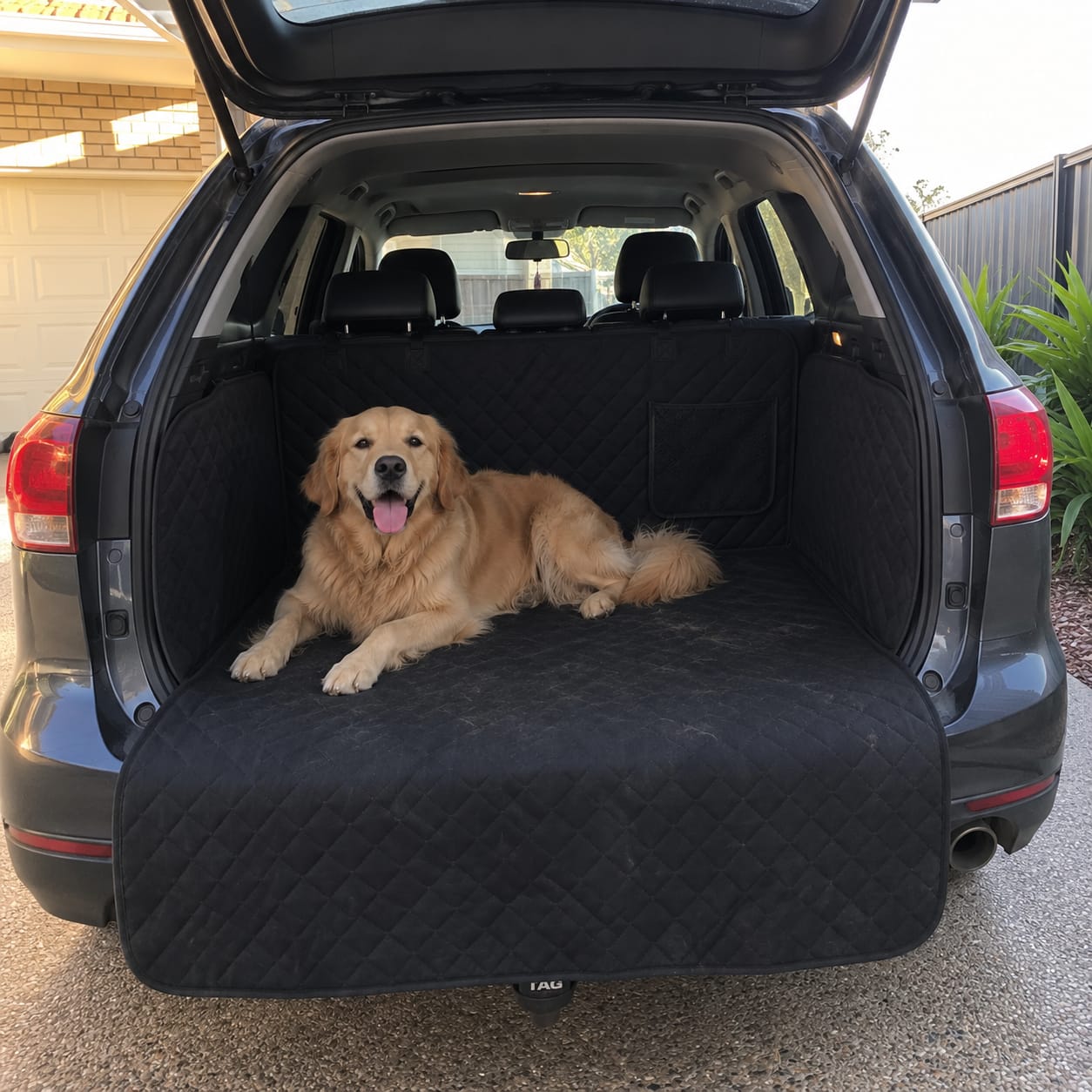Customer photo review of MrBarks Boot Seat Cover - 60% OFF