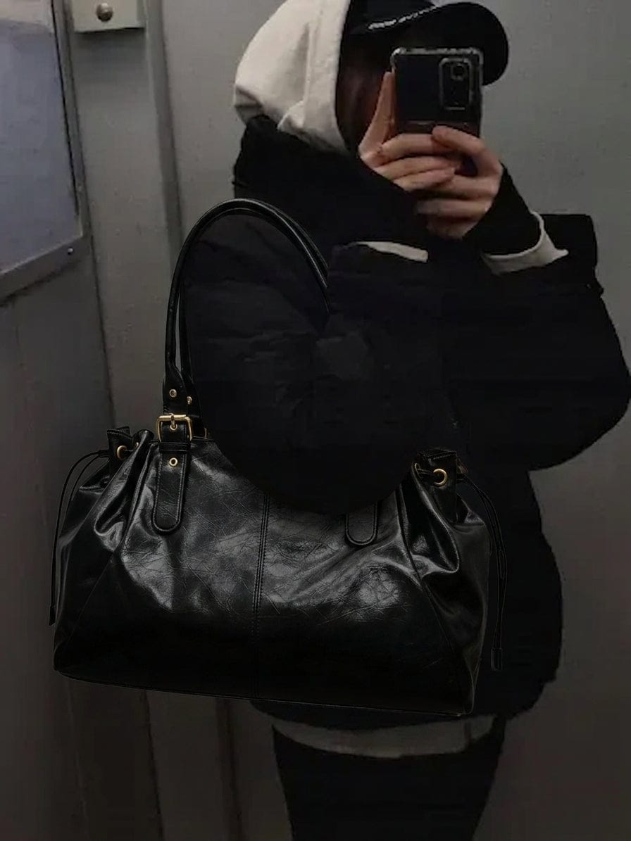 Customer photo review of EYNA XL - Sac à Main Cours en Cuir Large
