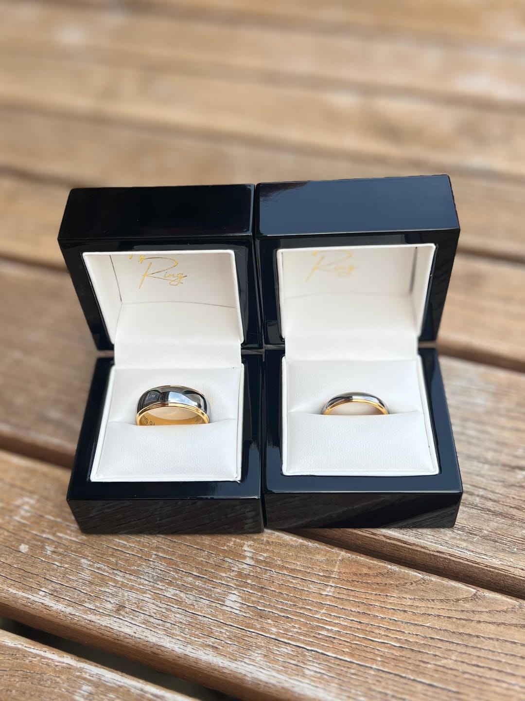 Customer photo review of The Vulcan Mirror Wonder Ring Set