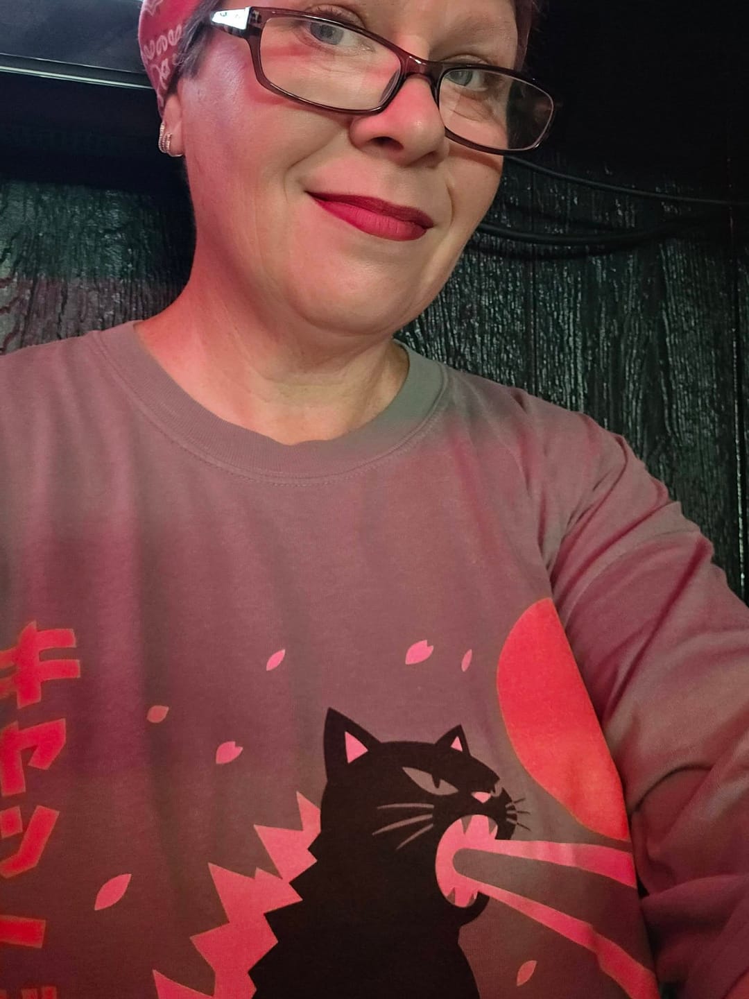Customer photo review of Kyattojira Blossoms T-Shirt