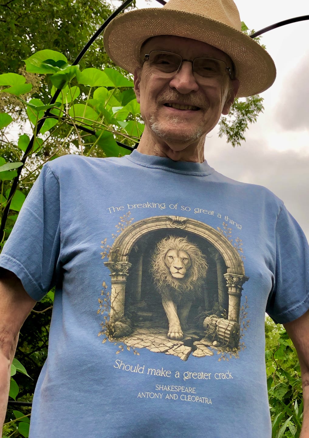 Customer photo review of Shakespeare Lion T-Shirt