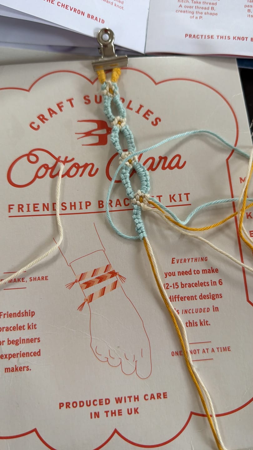 Customer photo review of Friendship Bracelet Kit
