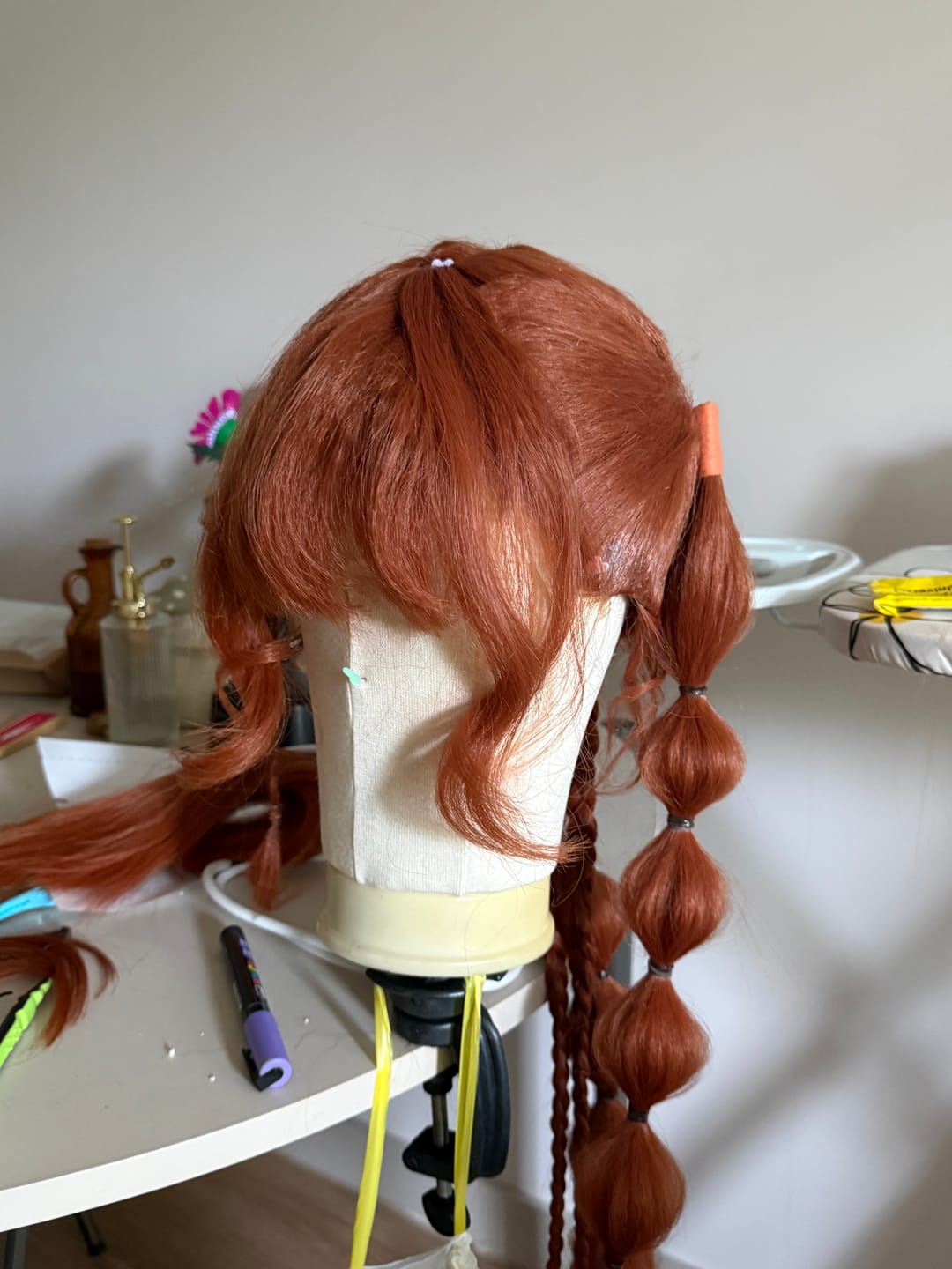 Customer photo review of All-purpose 600g Upgraded Thickened Version 100cm Universal Long Straight Wig
