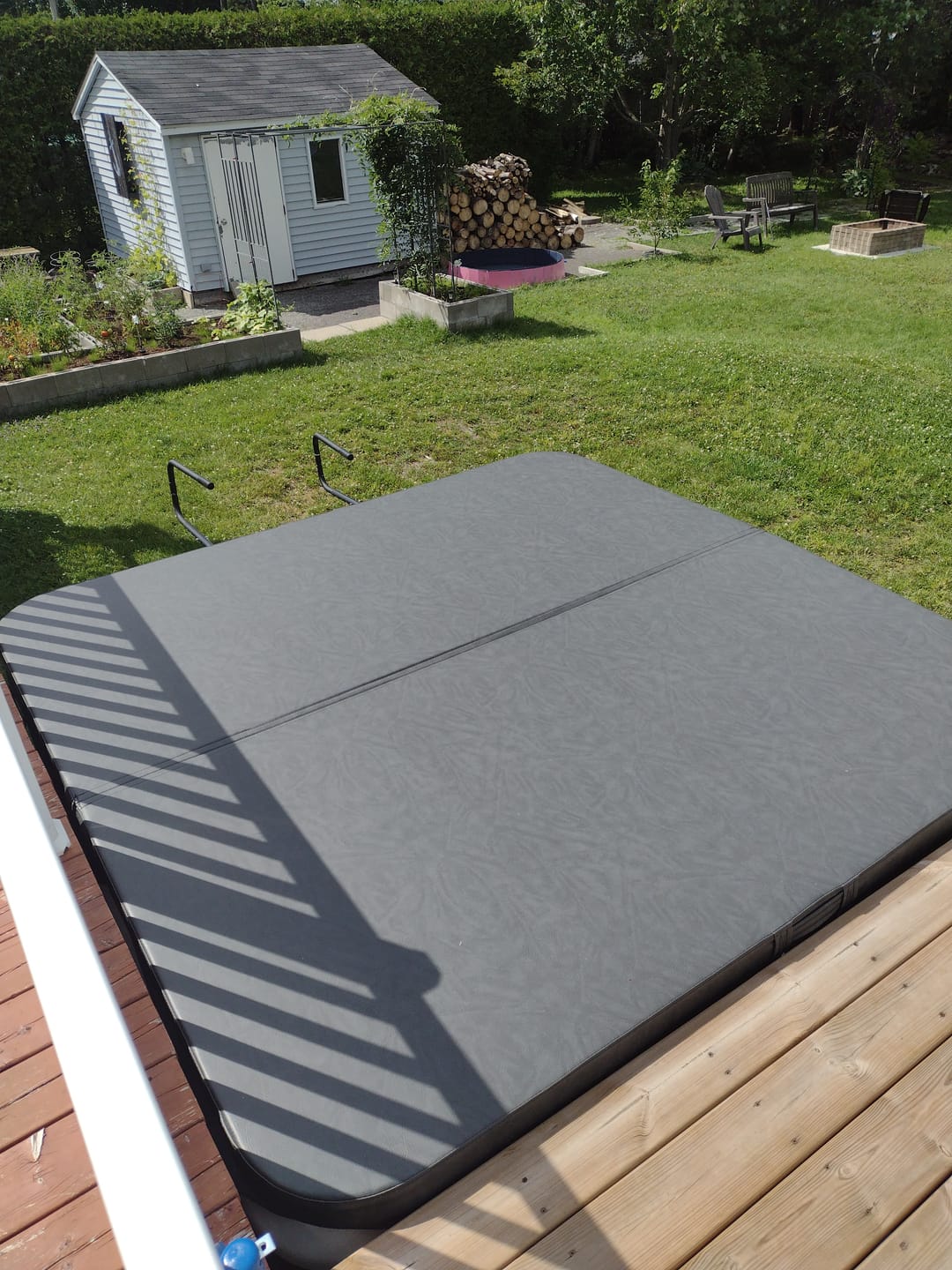 Customer photo review of Sundance Optima Hot Tub Cover