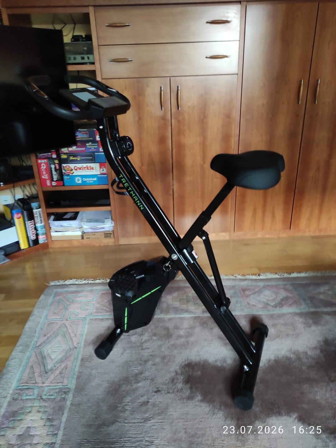 Customer photo review of Tretmann HOME - Klappbarer Heimtrainer