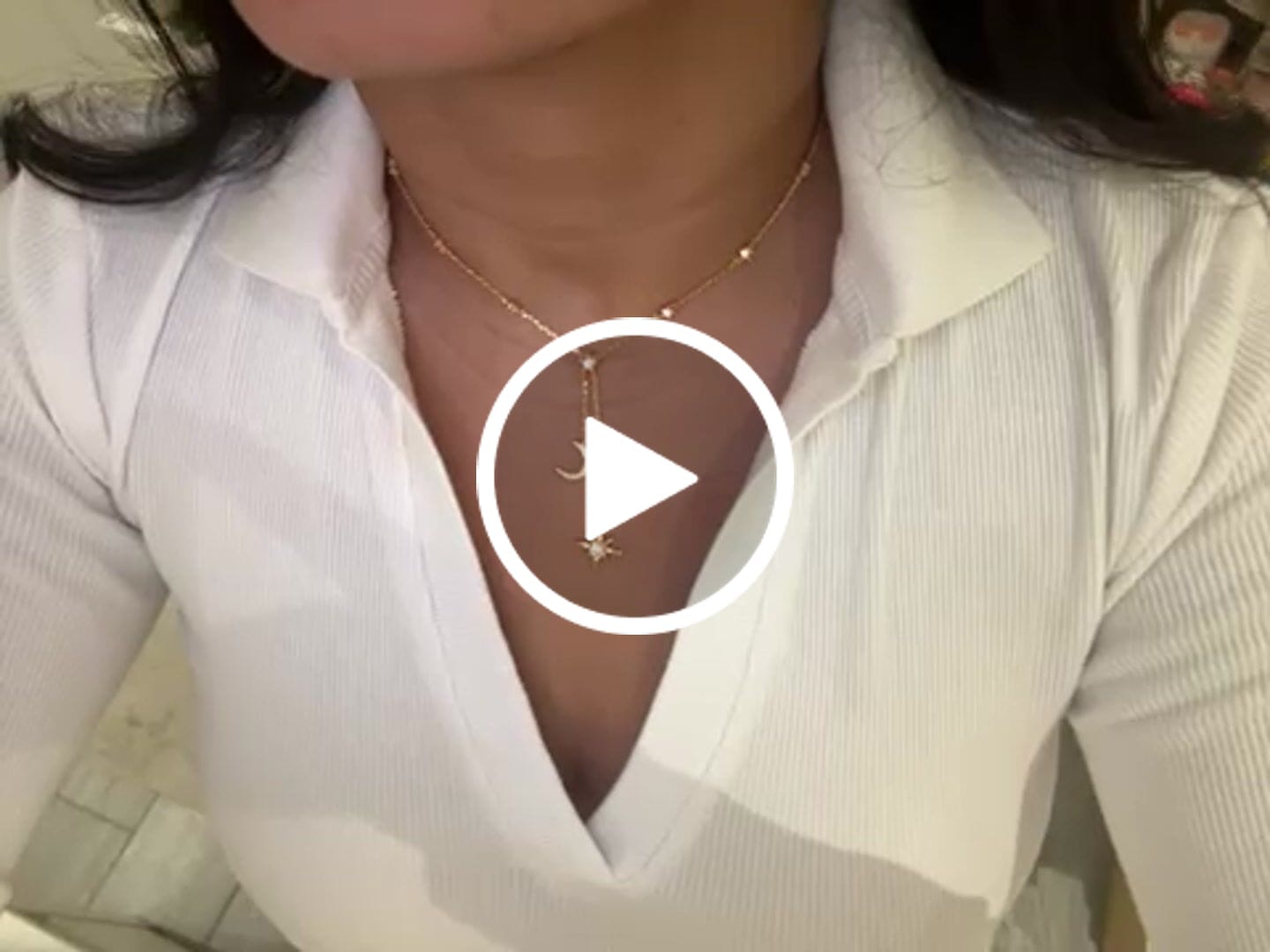 Customer video review of Dona Hoop Gold Earrings