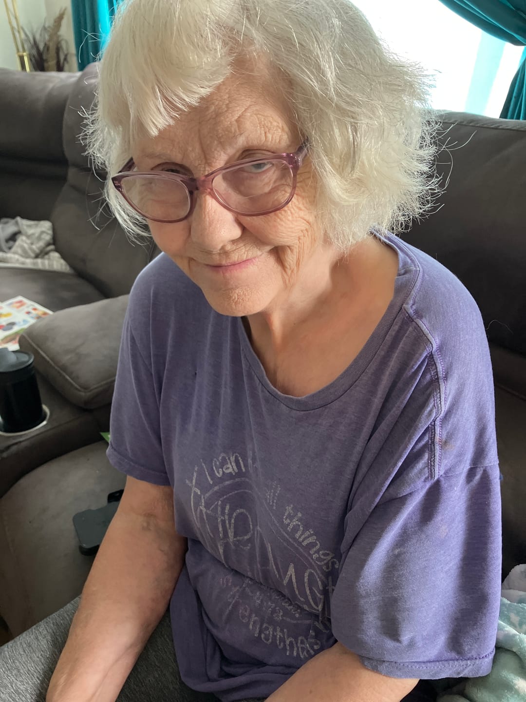 Customer photo review of Faith and Freedom Tee
