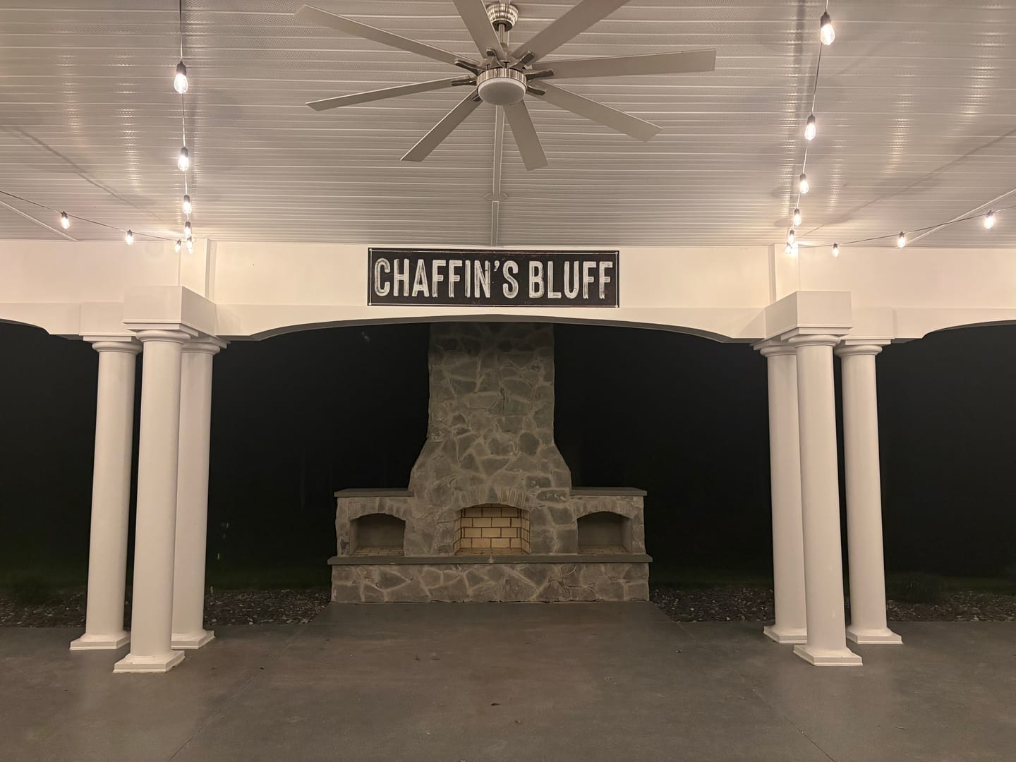 Customer photo review of Large Outdoor Metal Barn Signs and Business Signs
