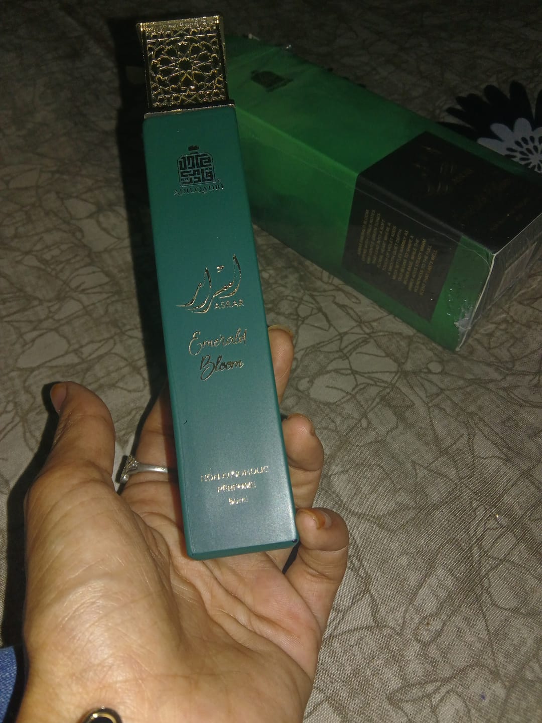Customer photo review of Asrar Emerald Bloom Non Alcoholic Perfume Spray 50ml