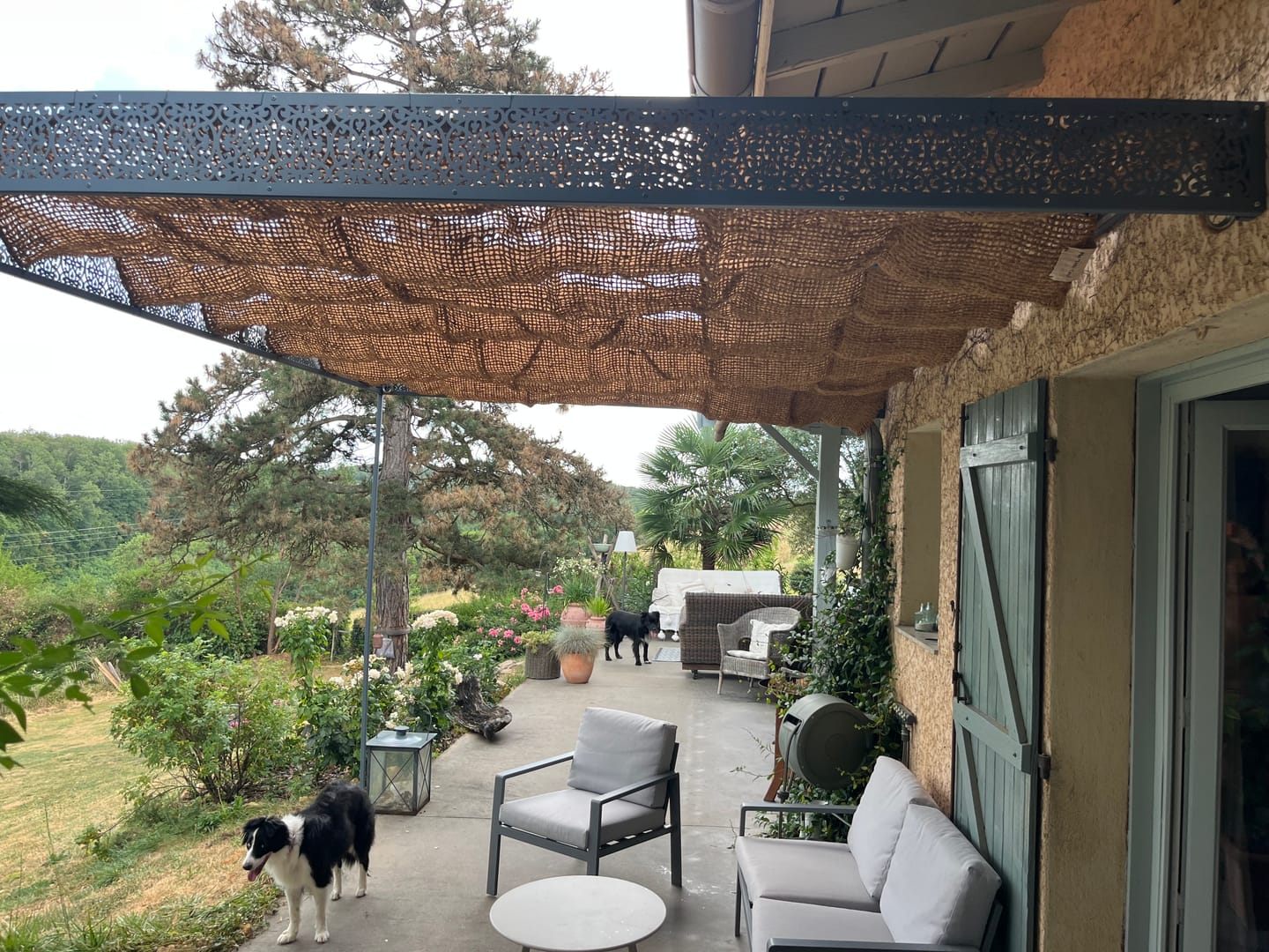 Customer photo review of Voile d'ombrage en fibre de coco