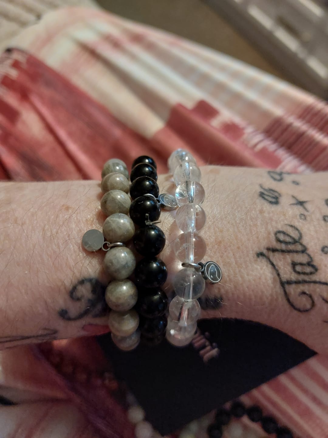 Customer photo review of Clear Quartz Bracelet