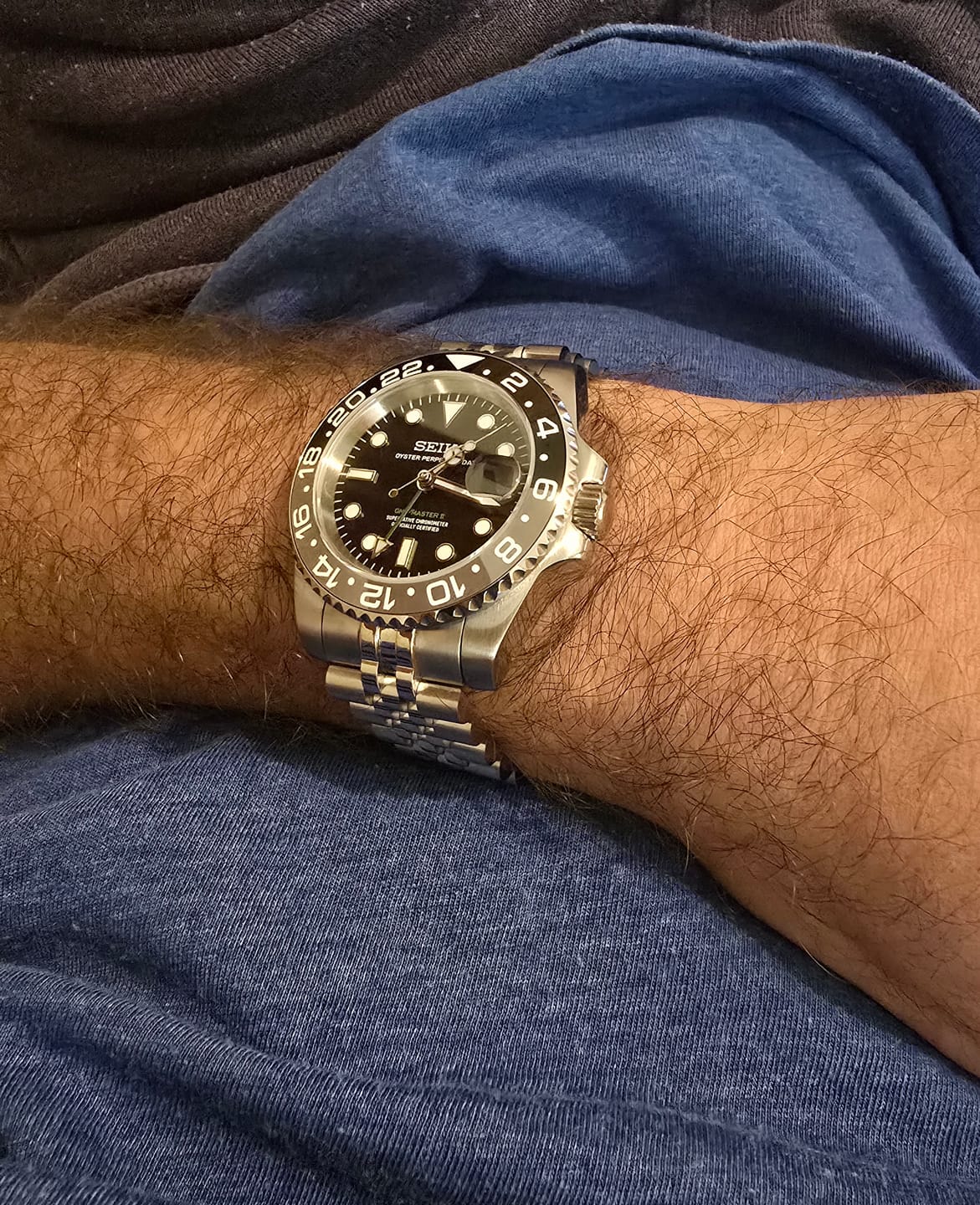 Customer photo review of GMT 'Bruce Wayne' - Diver Series