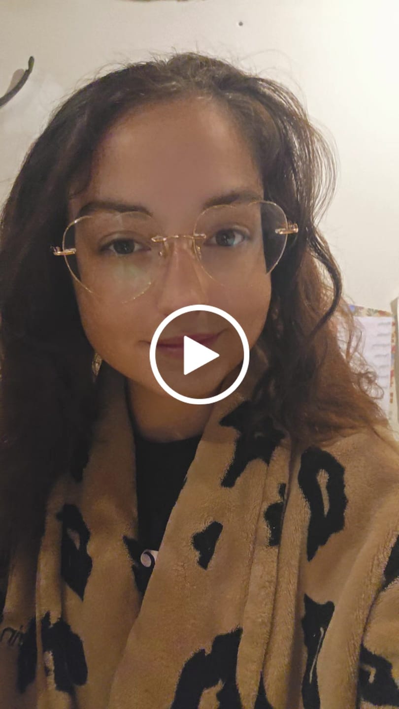 Customer video review of Aimee Eyeglasses