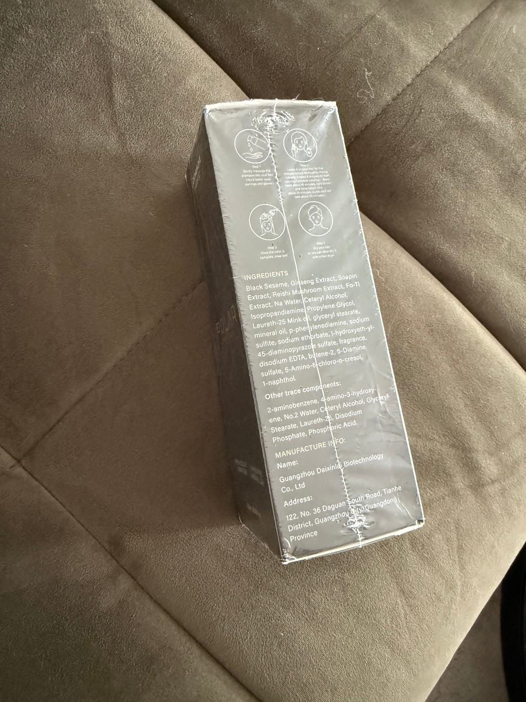 Customer photo review of Grau-Abdeck Farbshampoo
