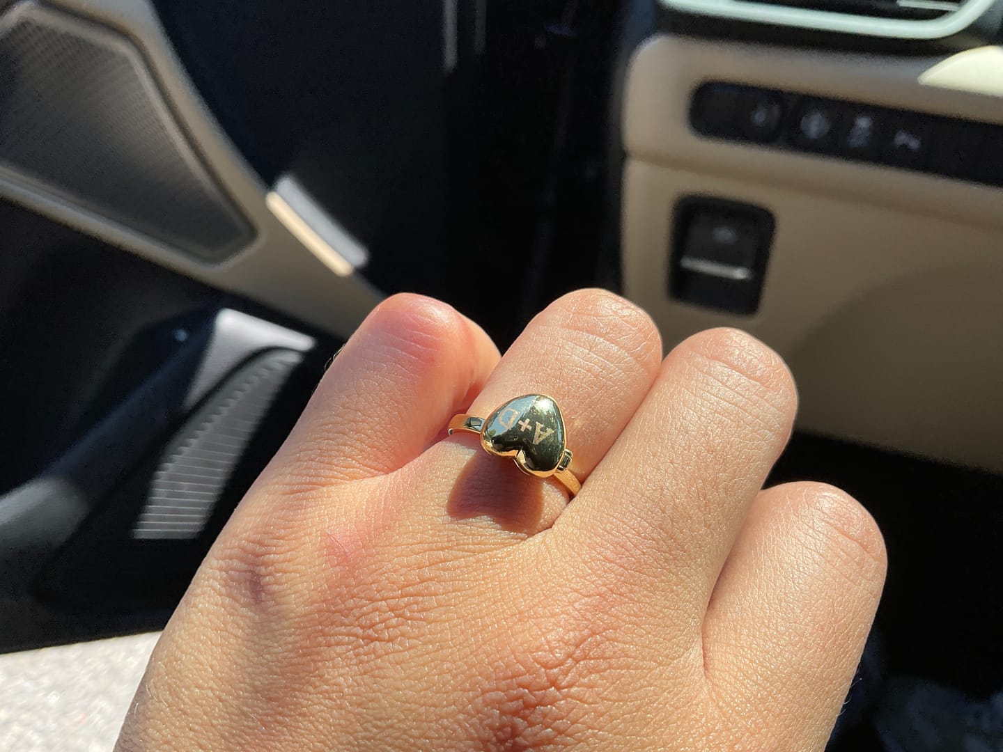 Customer photo review of Heart Locket Ring