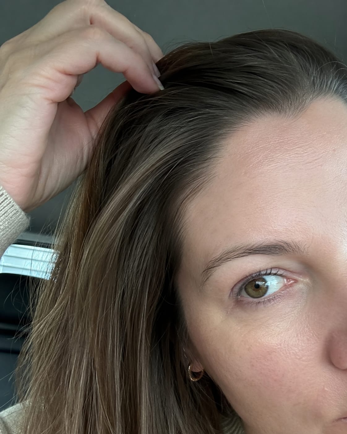 Customer photo review of Grau-Abdeck Farbshampoo