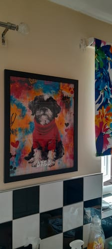 Customer photo review of Graffiti -  Personalised Poster