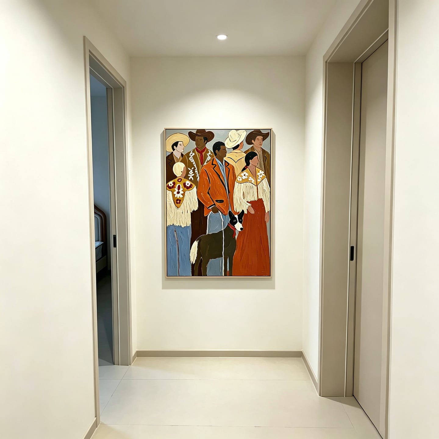 Customer photo review of Rodeo Gathering-Western Group Painting