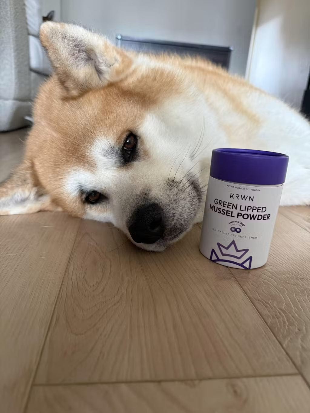 Customer photo review of KRWN Green Lipped Muscle Powder