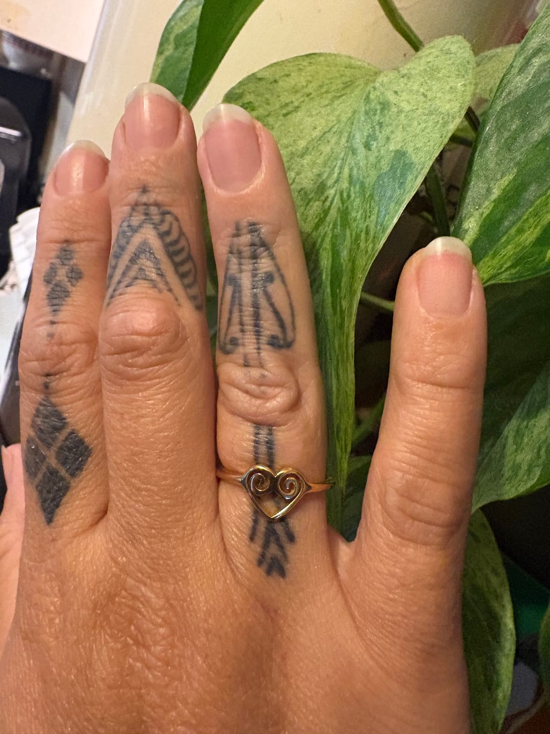 Customer photo review of Manawa & Co Aroha Heart Ring