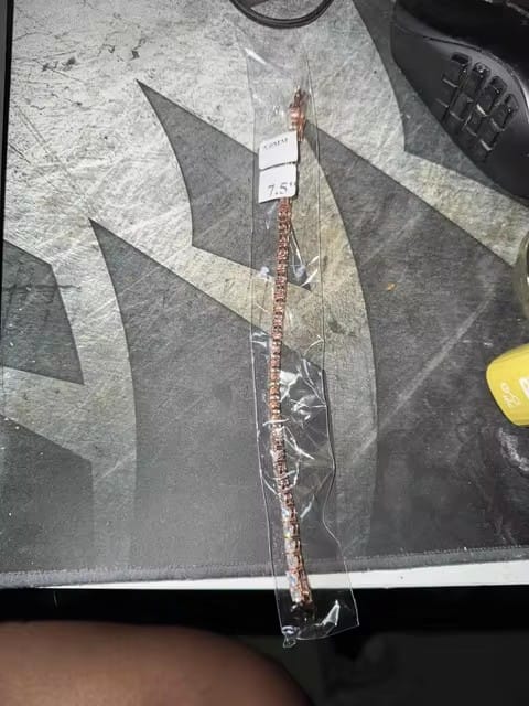 Customer photo review of Sterling Silver 925 2MM 3MM 4MM 5MM 6.5MM Moissanite Tennis Bracelet with GRA Certificate