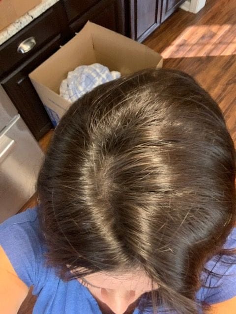 Customer photo review of Grau-Abdeck Farbshampoo