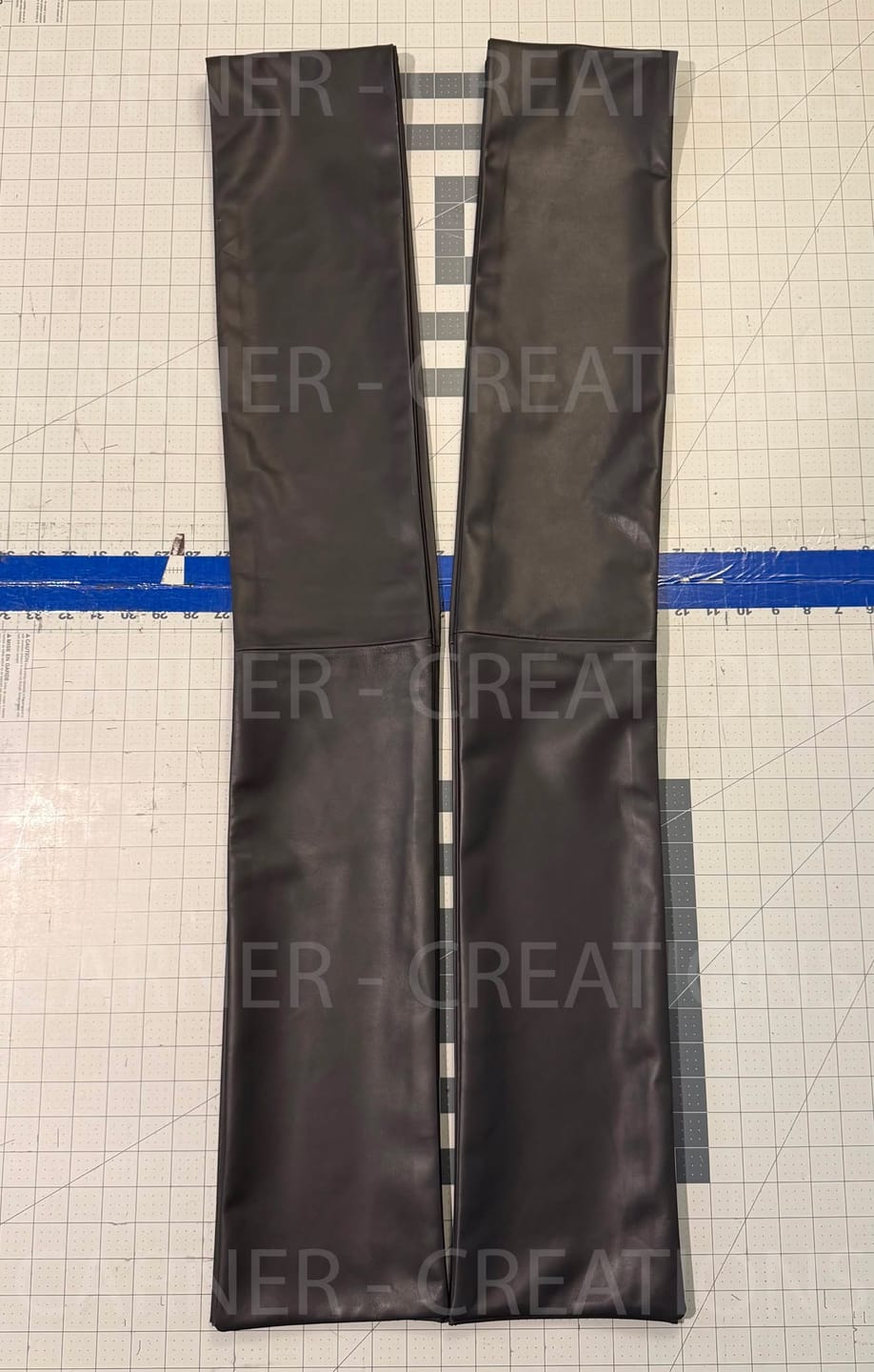 Customer photo review of Drum Dyed Lamb Nappa, 1.5 Oz | 100+ Colors