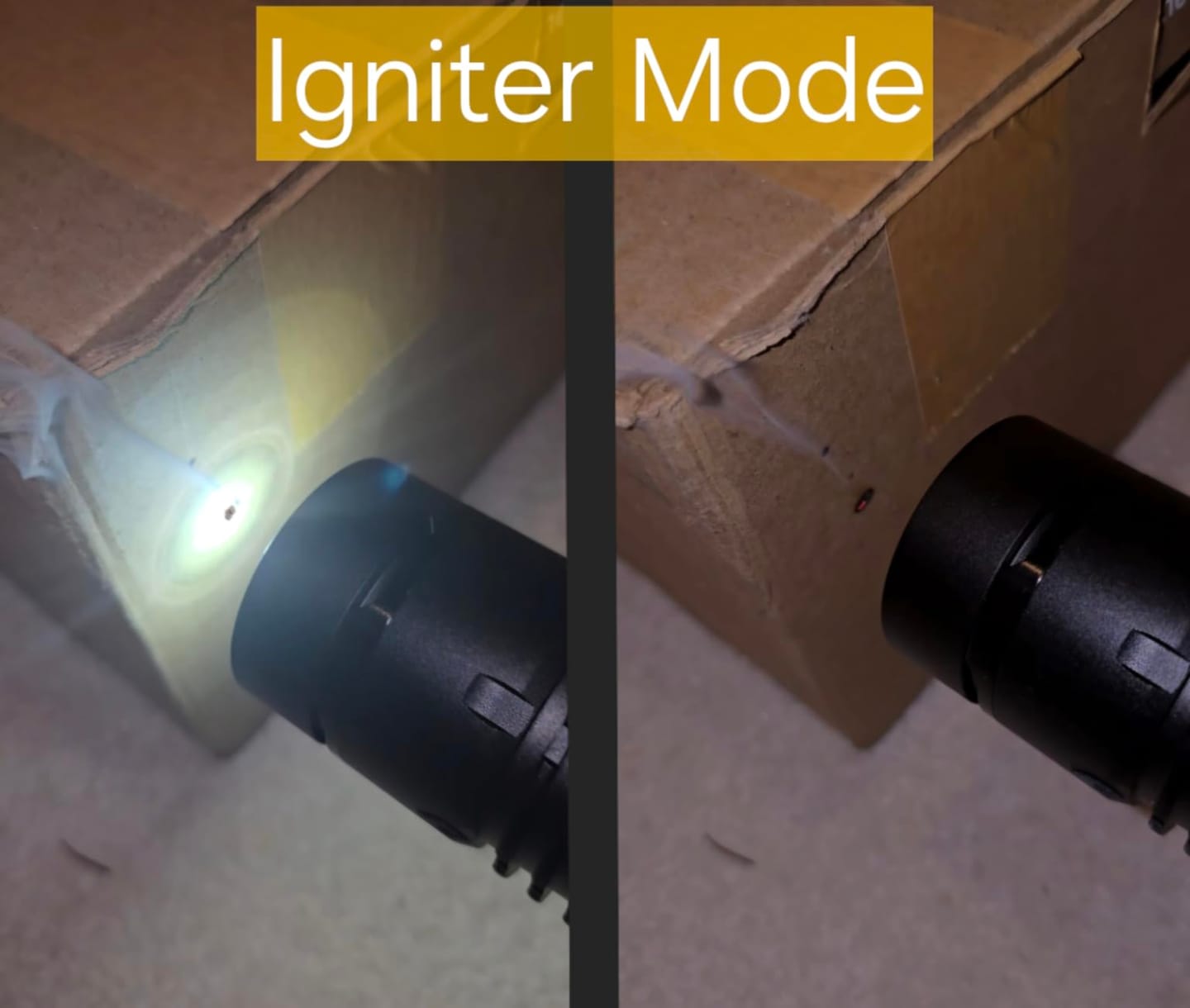 Customer photo review of BUSHBLAZE™ TACTICAL FLASHLIGHT