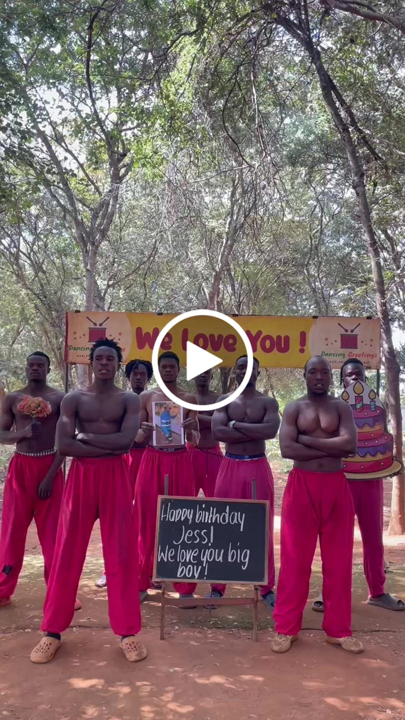Customer video review of Greeting Video from Africa - Pink Pants