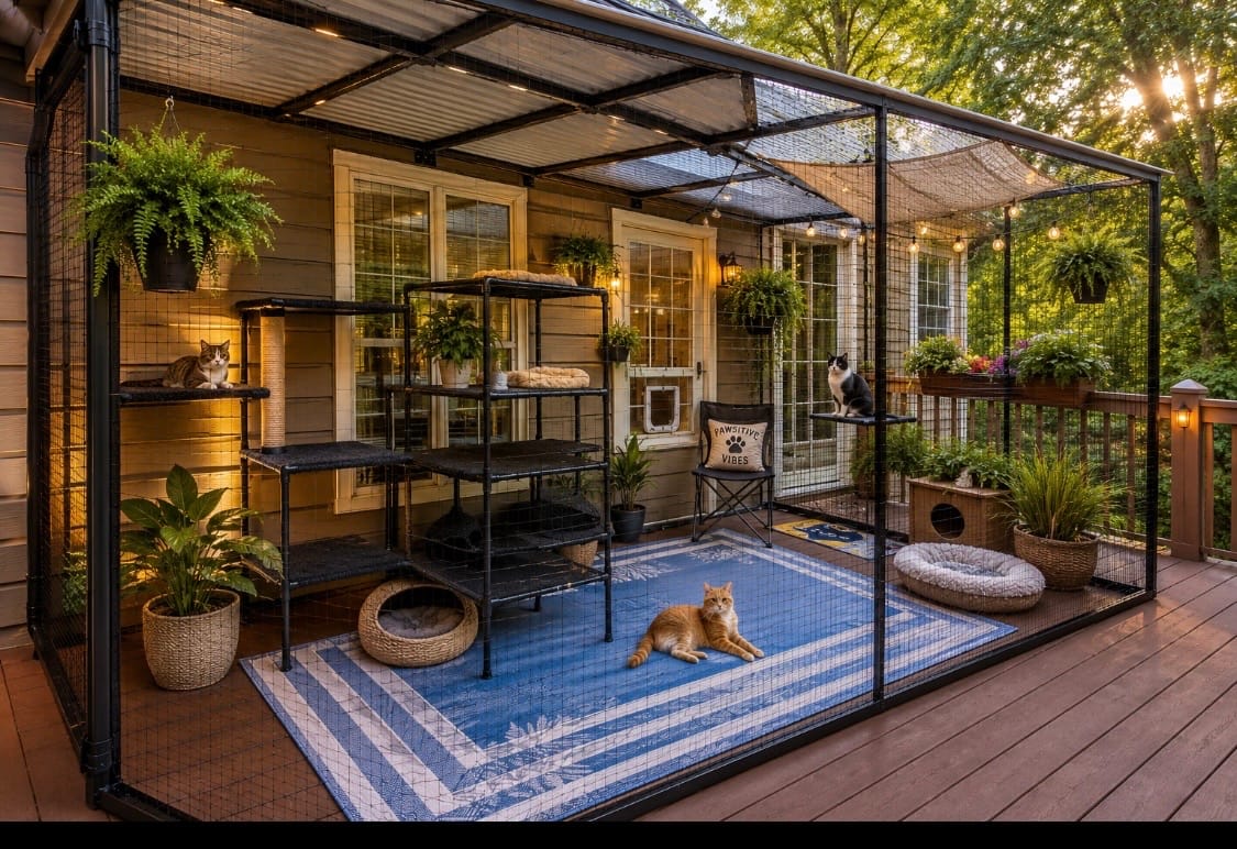 Customer photo review of Cat Enclosure | XL