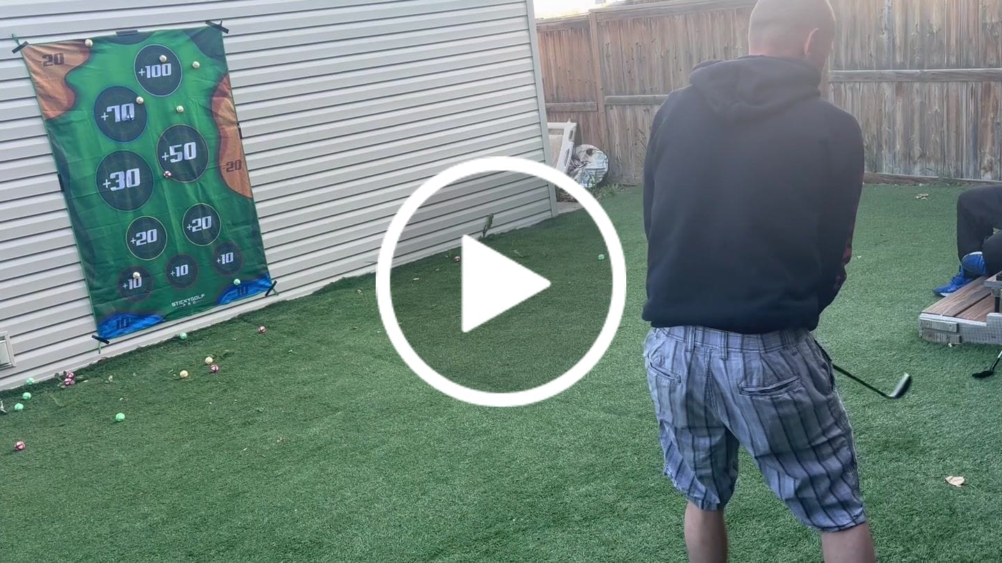 Customer video review of StickyGolf Pro®
