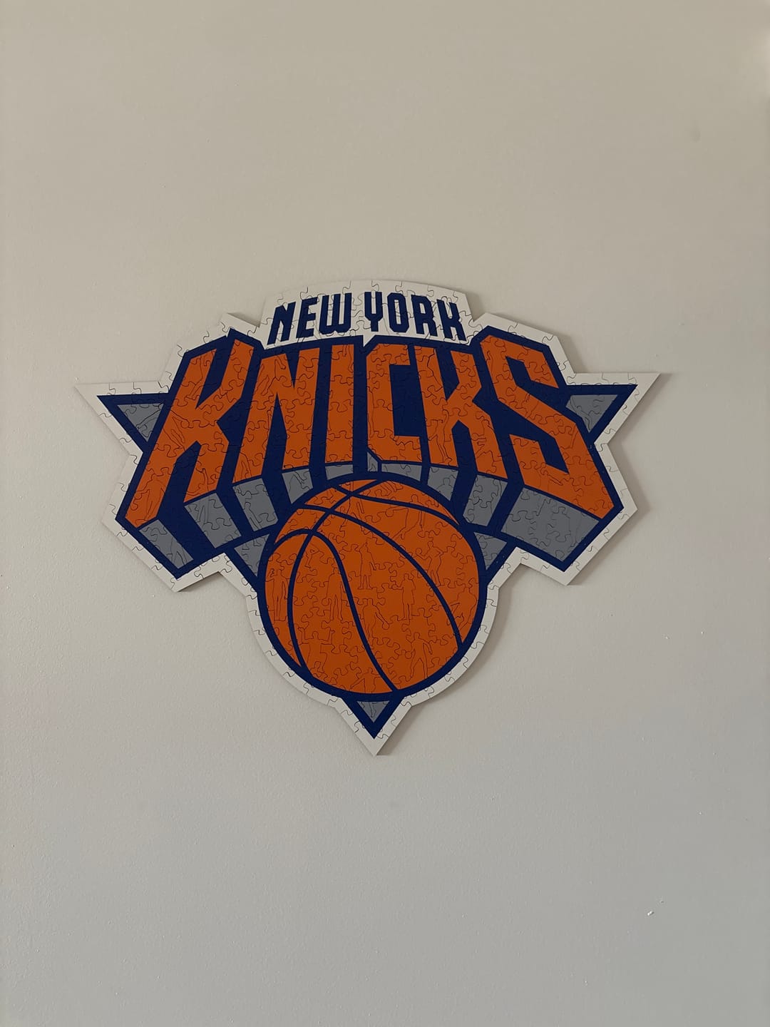 Customer photo review of New York Knicks™ Logo Wooden Puzzle