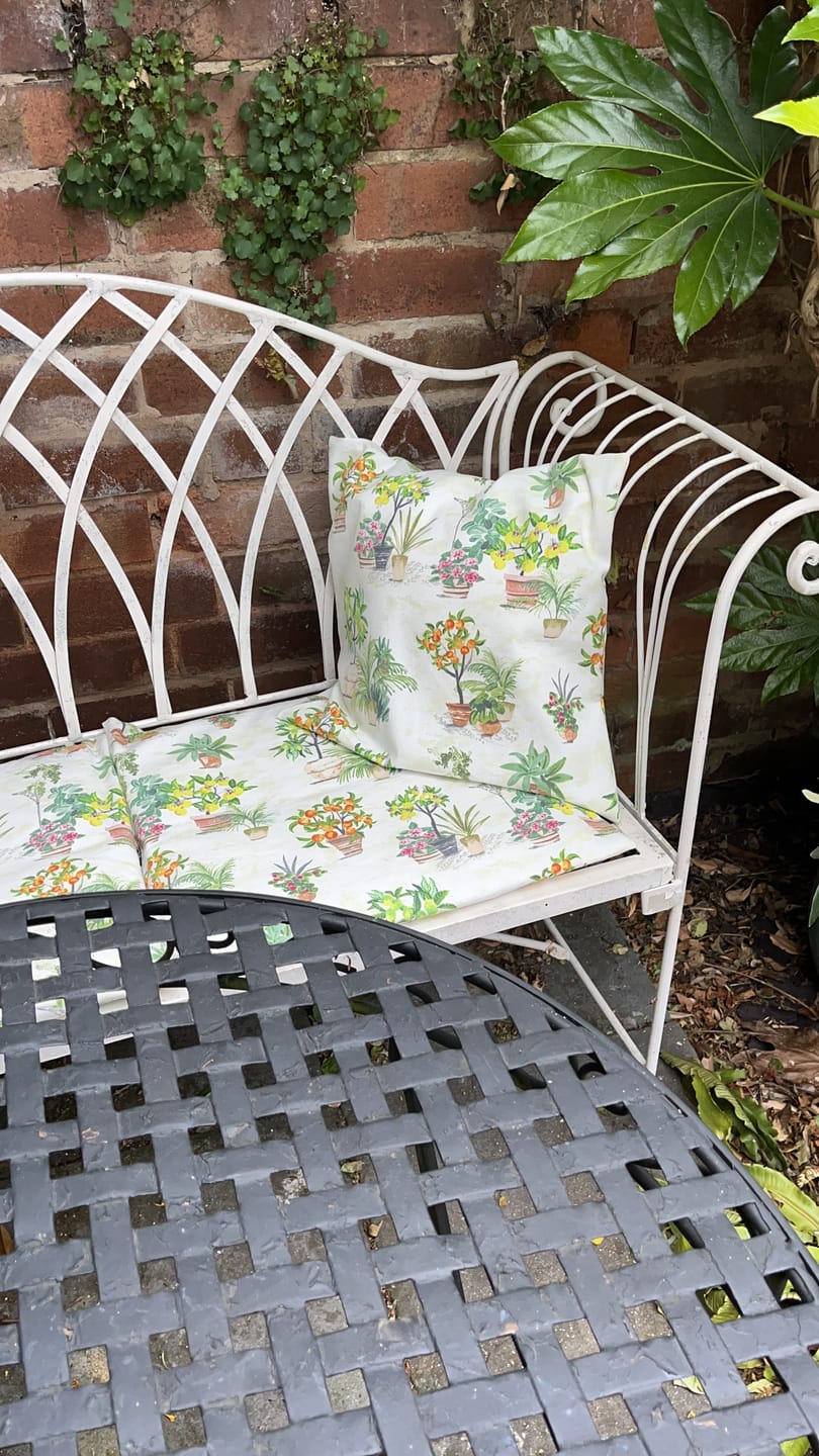 Customer photo review of Garden Pots Cotton Canvas Fabric