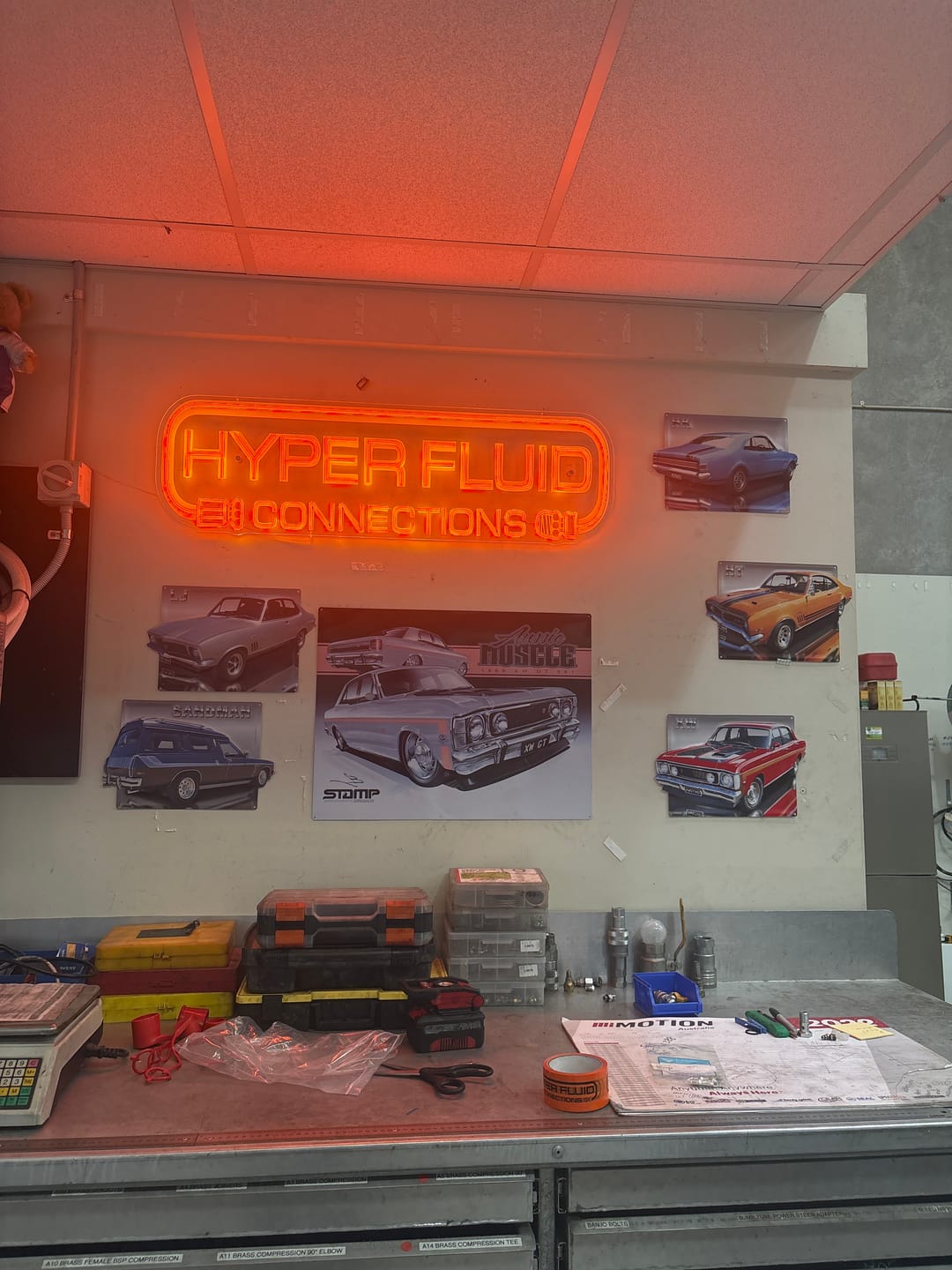 Customer photo review of HYPER FLUID | LED Neon Sign