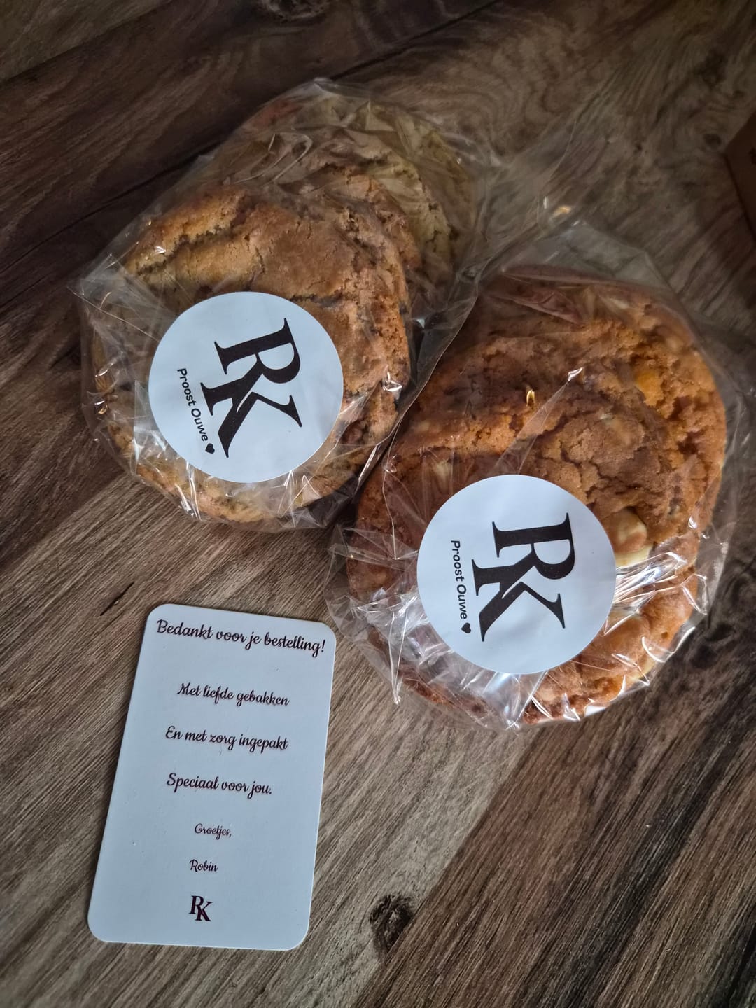 Customer photo review of Mango White Choco Cookies
