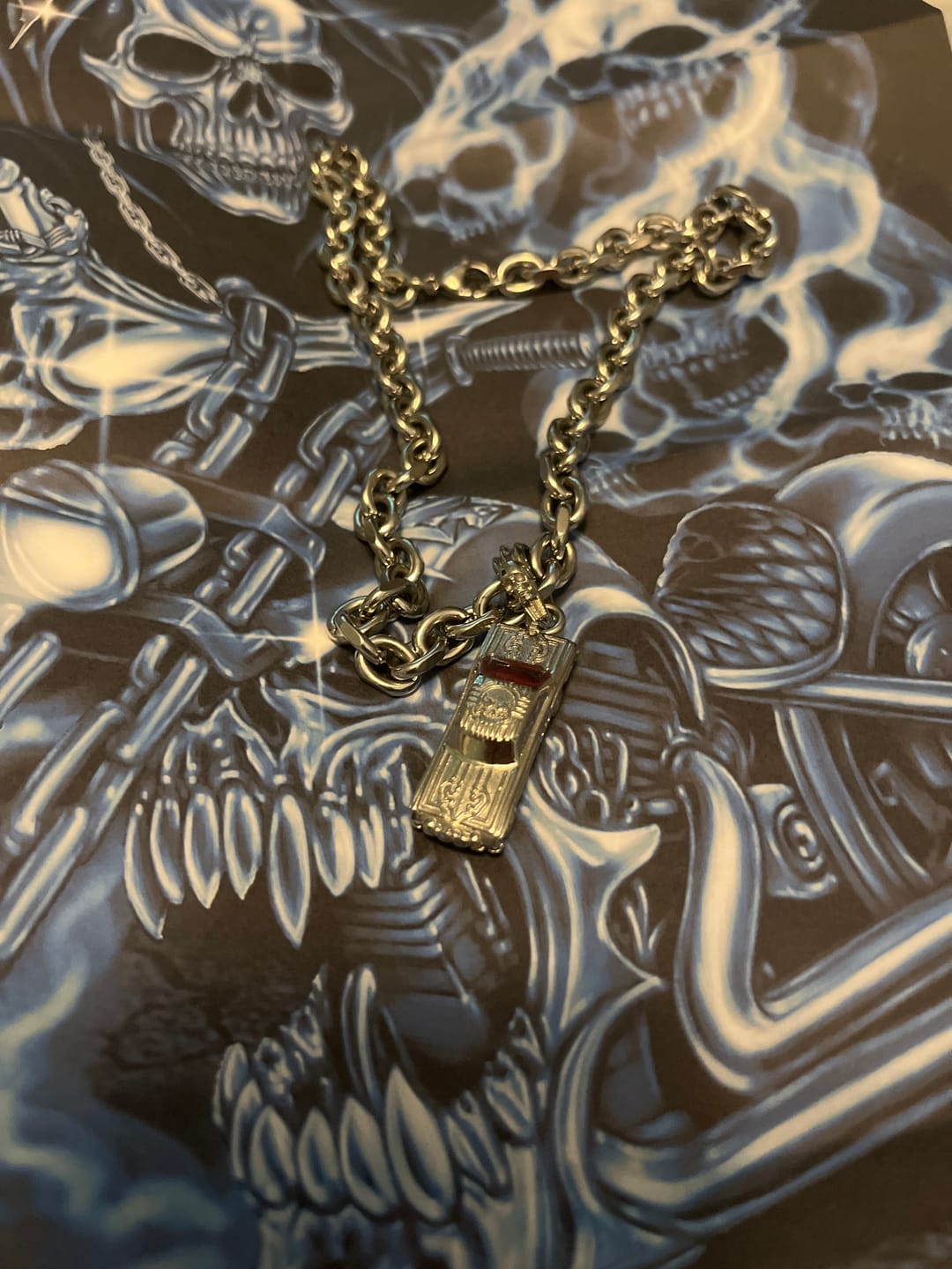 Customer photo review of LOWRIDER PENDANT