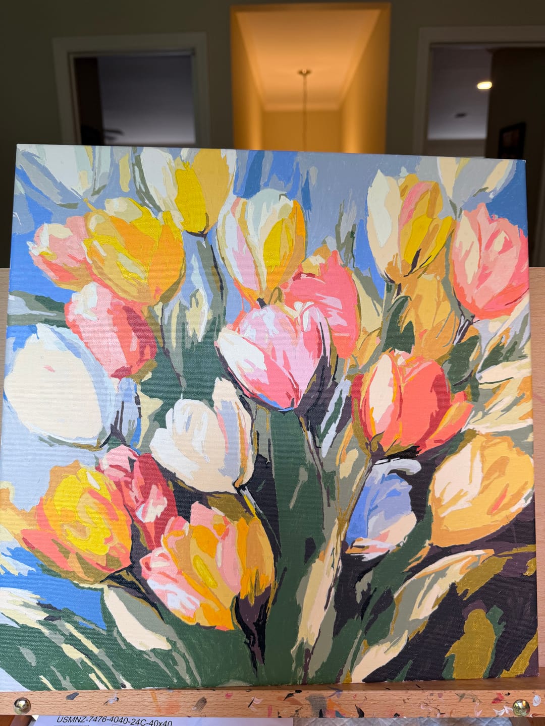 Customer photo review of Paint by Numbers - Blooming Poetry
