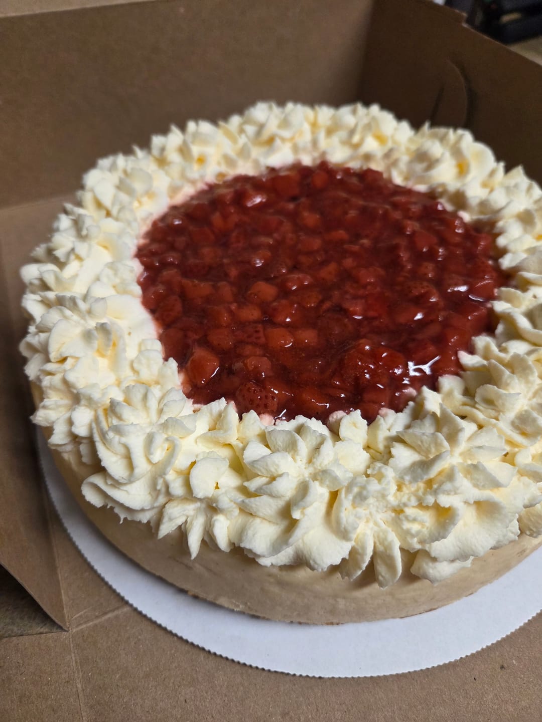 Customer photo review of New York Style Cheesecake