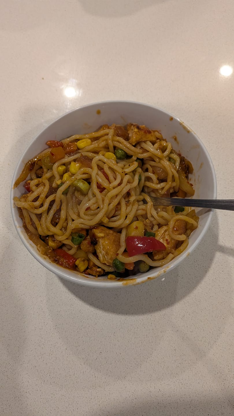 Customer photo review of Qetoe Low Carb Noodles - GLUTEN FREE - 4 PACK (4 x 200g)