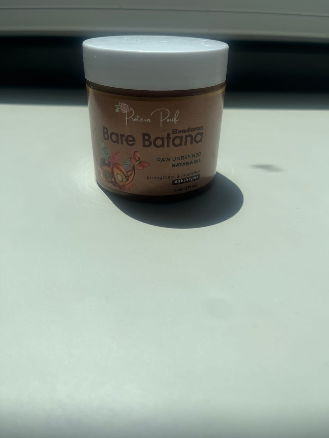 Customer photo review of ‼️15% off today with code BATANA15‼️ Bare Batana: Honduran imported RAW UNREFINED ORGANIC Batana Oil | Two sizes available