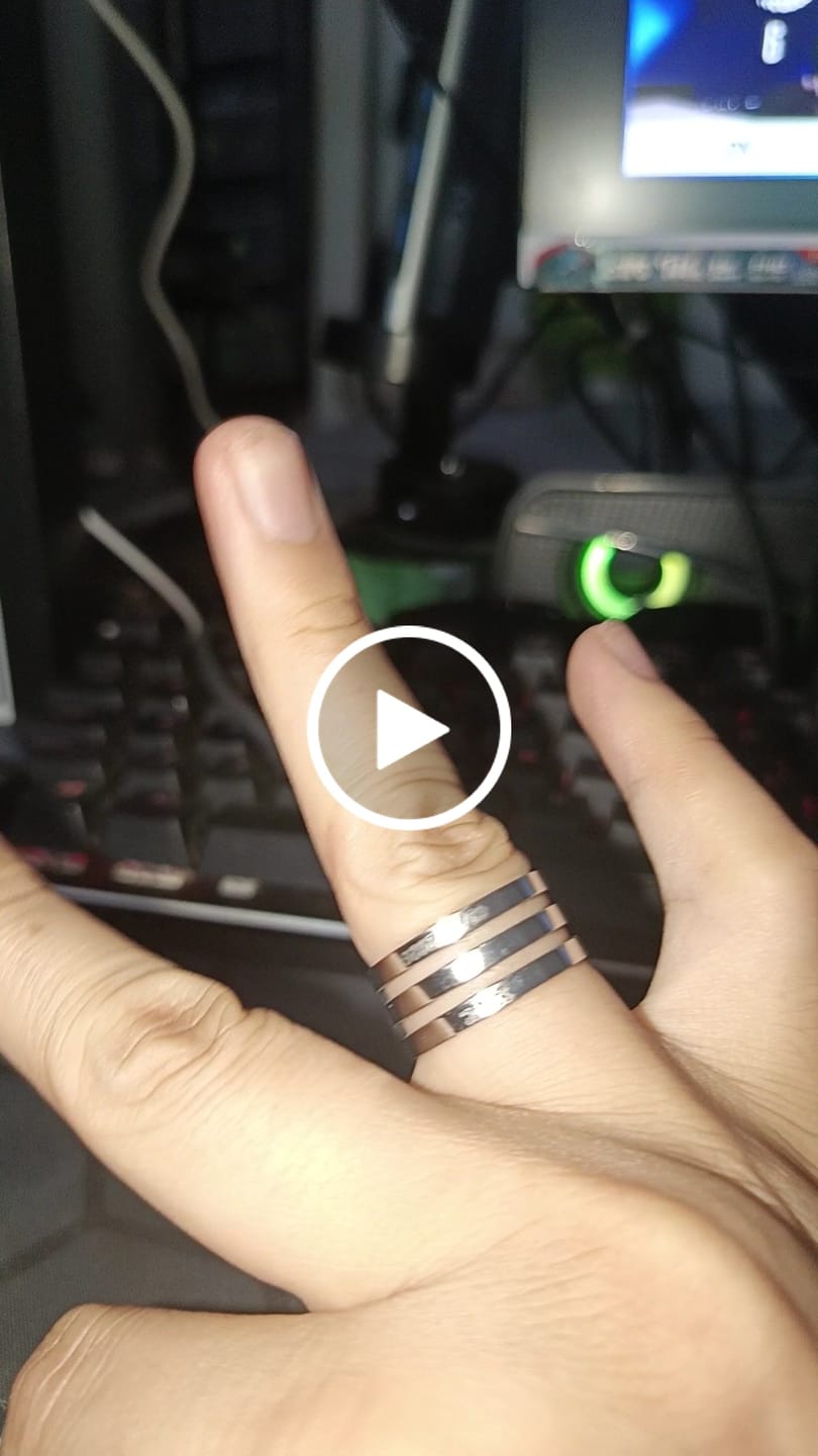 Customer video review of Printave™ Personalized 3 Layers Ring