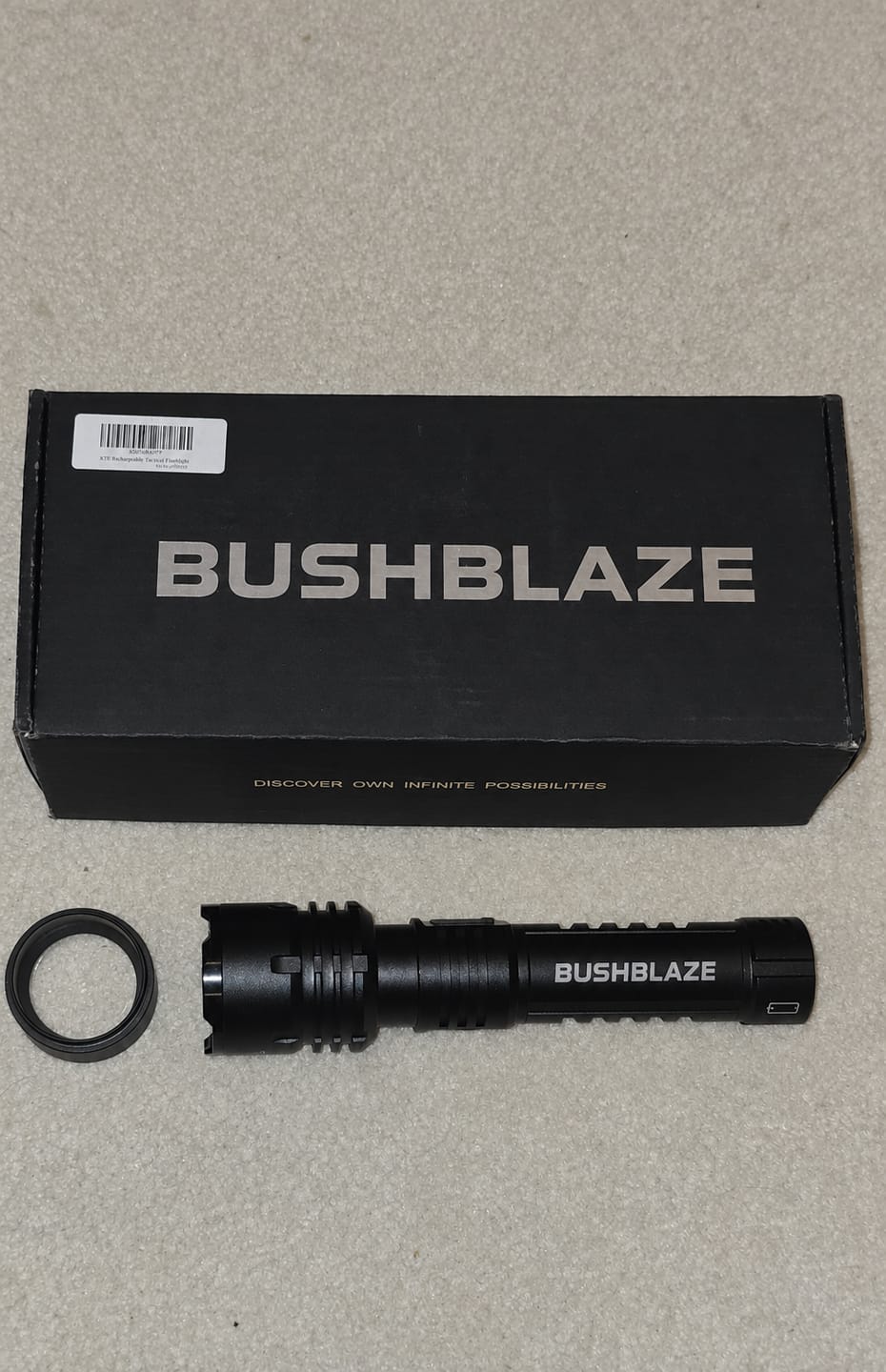Customer photo review of BUSHBLAZE™ TACTICAL FLASHLIGHT