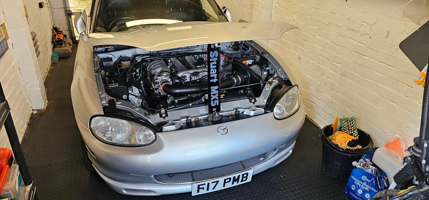Customer photo review of Custom Universal Bonnet Props (4D Acrylic)
