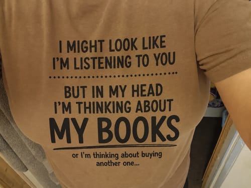 Customer photo review of In My Head T-Shirt