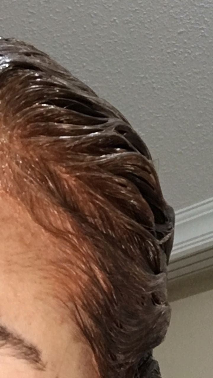 Customer photo review of Grau-Abdeck Farbshampoo