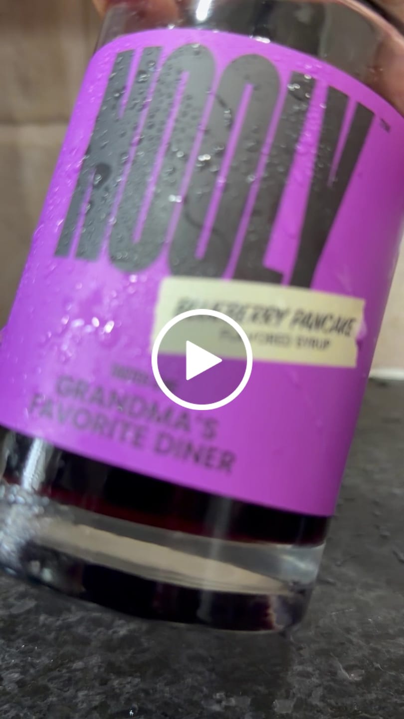 Customer video review of Blueberry Pancake Syrup