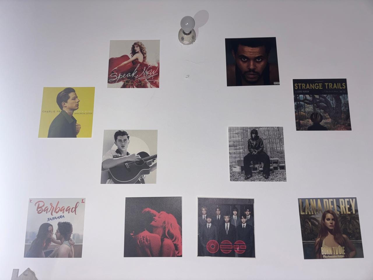 Customer photo review of CUSTOM ALBUM COVER PRINTS - WALL COLLAGE POSTERS