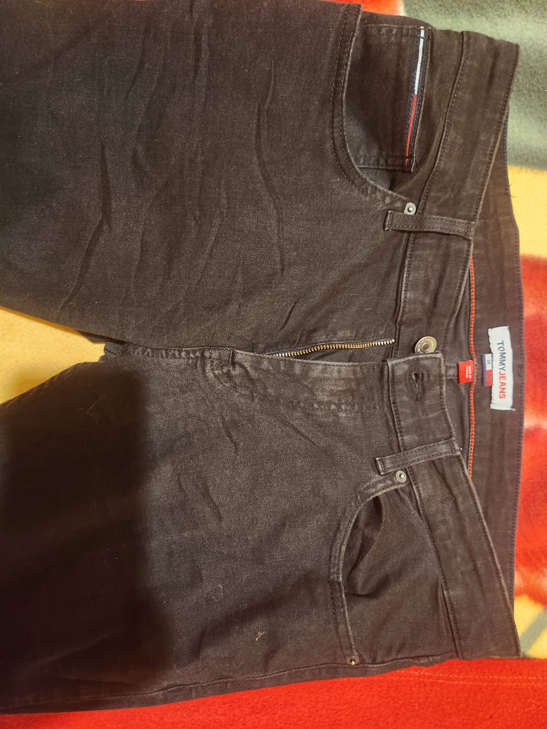 Customer photo review of Pantalon Tommy Hilfiger 36x30 Negro Scanton Slimfit