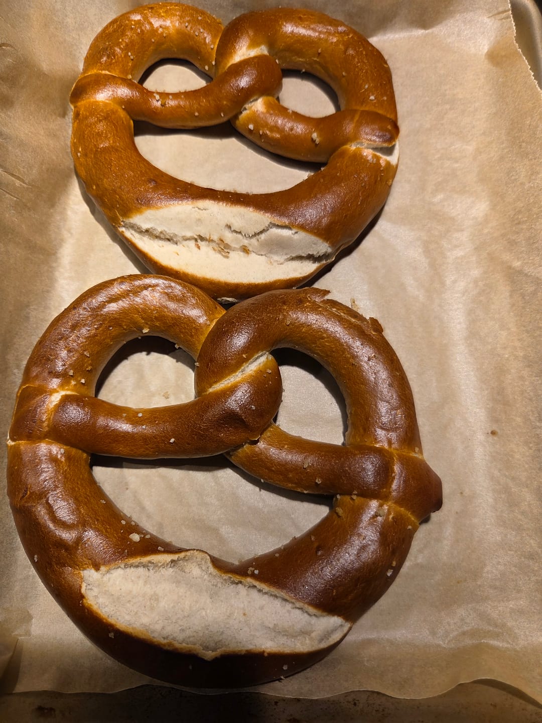 Customer photo review of XL Oktoberfest Pretzels (4 pack)